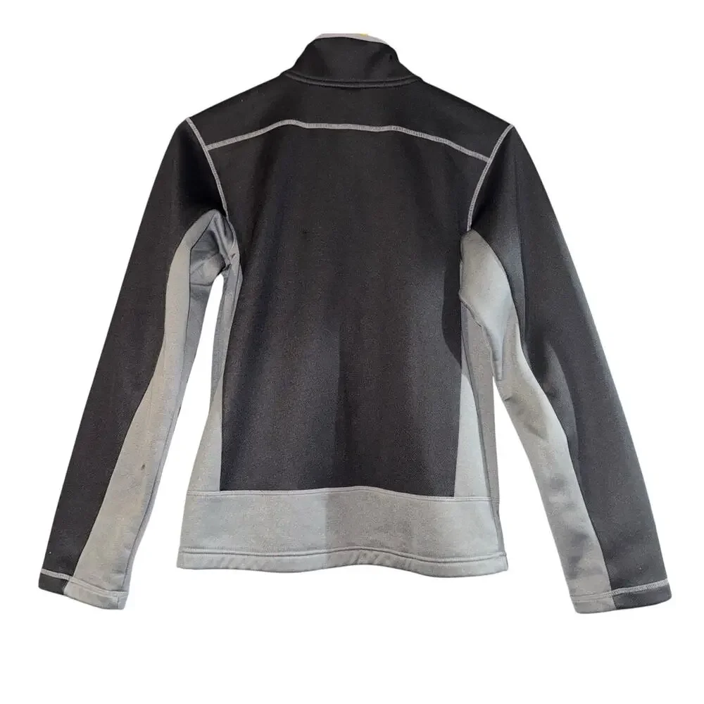 REI Kids Fleece Lined Zip Up‎ Two Toned Jacket Boys XL (18) Outdoor Fall ~Flaw